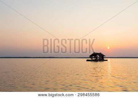 Landscape View With Float Raft Downstream.
