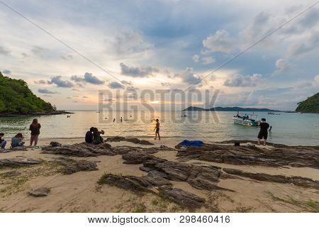 Summer Time At Koh Samet Beautiful Island, Perfect For Relaxing On The Beach In Summer.