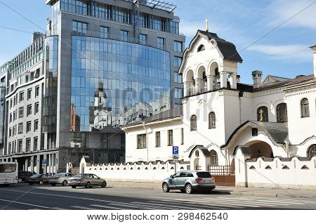 St. Petersburg Russia-august 11, 2018: Church Of The Sign Of The Blessed Virgin