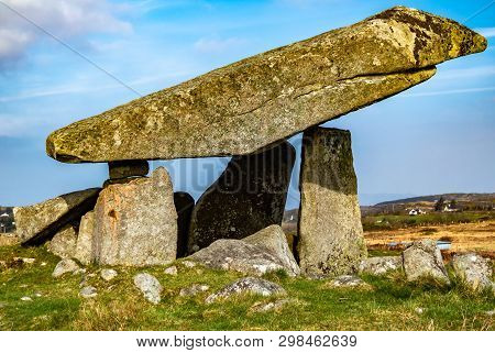 The Kilclooney Dolmen Is Neolithic Monument Dating Back To 4000 To 3000 Bc Between Ardara And Portno