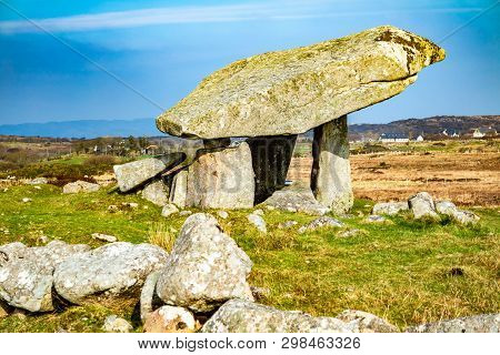 The Kilclooney Dolmen Is Neolithic Monument Dating Back To 4000 To 3000 Bc Between Ardara And Portno