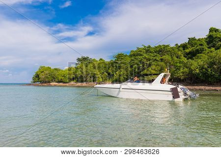 Beautiful Landscape View From Samet Island In Thailand. Summer Concept For Background.