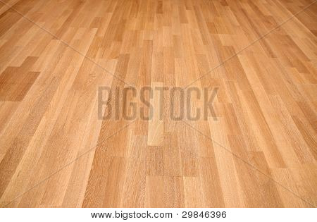 Nuovo parquet di quercia di colore marrone