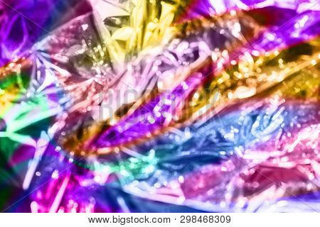 Vaporwave Style Texture Background: Neon Pink Funky Paint Texture.