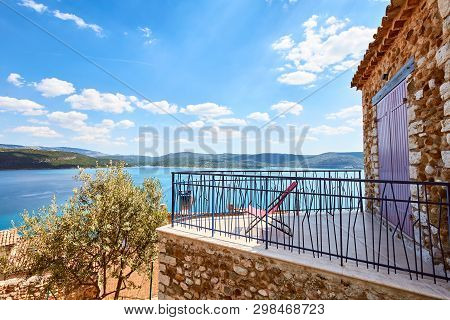 Provencal Village Of Sainte Croix Du Verdon, France