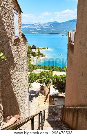 Provencal Village Of Sainte Croix Du Verdon, France
