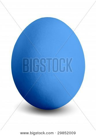 blaue Osterei