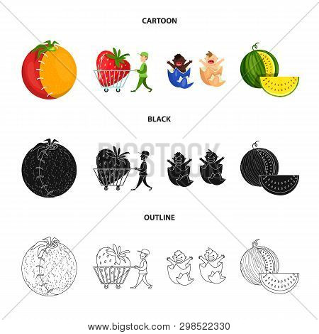 Vector Design Of Test And Synthetic Symbol. Set Of Test And Laboratory Stock Vector Illustration.