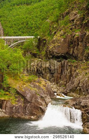 Allmannajuvet Mines Area Sauda. Norwegian National Tourist Scenic Route Ryfylke.