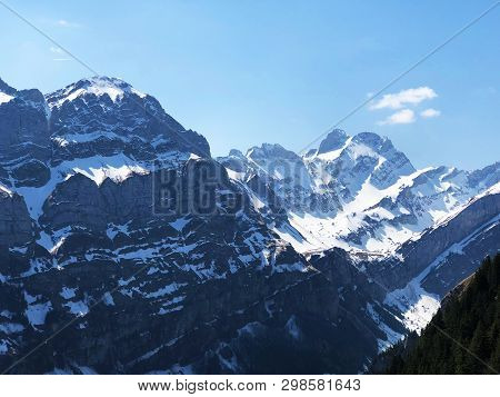 Alpine Peak Marwees In The Alpstein Mountain Range And In The Appenzellerland Region - Canton Of App