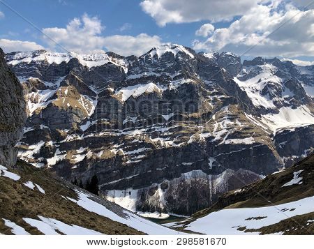 Alpine Peak Marwees In The Alpstein Mountain Range And In The Appenzellerland Region - Canton Of App