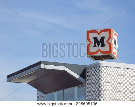 Ljubljana, Slovenia - March 22 2019: Logo Sign Of The Muller Store. Muller Ltd. And Co. Kg Is A Chai