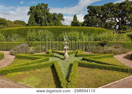 Cawdor Castle Surrounded By Its Beautiful Gardens Near Inverness, Scotland.