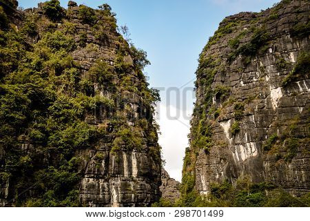Ninh Binh Carst Mountains In Northern Vietnam