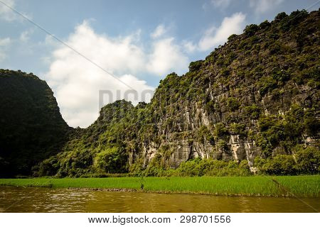 Ninh Binh Carst Mountains In Northern Vietnam