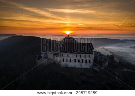 Točník Castle. The Area Where The Castle Stands Was Inhabited By People Two Thousand Years Ago, But 