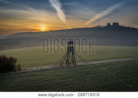 Točník Castle. The Area Where The Castle Stands Was Inhabited By People Two Thousand Years Ago, But 