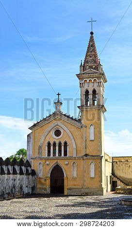 Chapel Our Lady Of Carmen, Next To Cuernavaca Cathedral. Part Of The Monastery Of The Assumption Of 