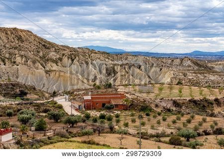 The Badlands Of Abanilla And Mahoya Near Murcia In Spain