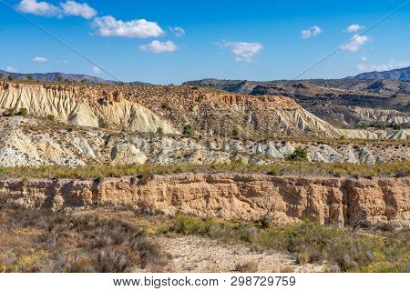 The Badlands Of Abanilla And Mahoya Near Murcia In Spain