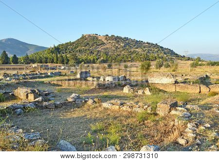 Scenery Of The Ancient City Of Eretria Euboea Greece - Greek Ancient Archeological Landmarks