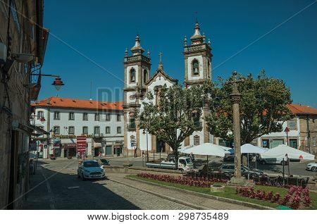 Church Of The Misericordia And Stone Pillory In Baroque Style