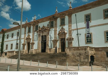 Facade Of The Town Hall Building In Baroque Style