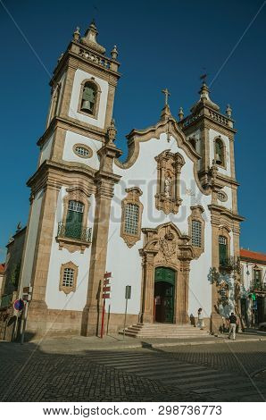 Church In Baroque Style And People