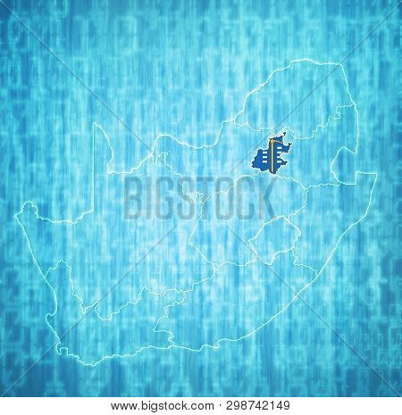 Gauteng Region On Administration Map Of South Africa