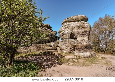 National Trust  Brimham Rocks On Brimham Moor Near Pateley Bridge In Yorkshire Dales National Park