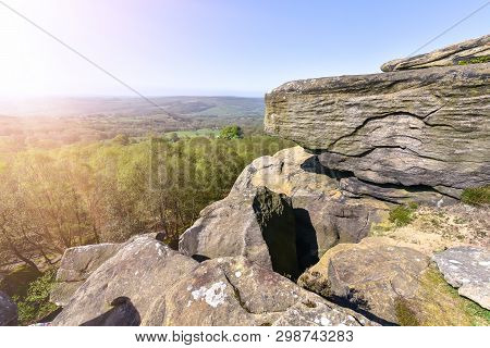 National Trust  Brimham Rocks On Brimham Moor Near Pateley Bridge In Yorkshire Dales National Park