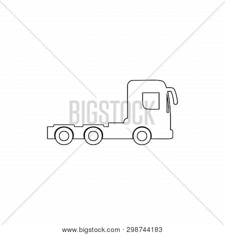 Freight Car Outline Icon. Element Of Car Type Icon. Premium Quality Graphic Design Icon. Signs And S