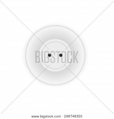 Electric Socket Icon. Electrictronic Equipment For House Interior Wall
