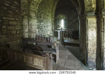 Interior Of Saint Alheims Chapel, Dorset, Uk - 29th April 2018
