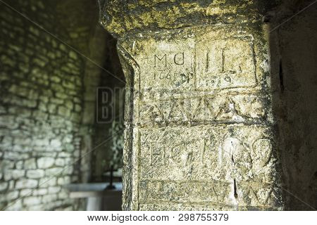 Interior Of Saint Alheims Chapel, Dorset, Uk - 29th April 2018