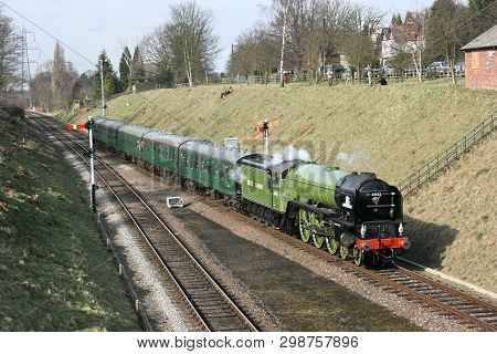 A1 Steam Locomotive Tornado At The Great Central Railway Heritage Steam Railway, Loughborough, Leice