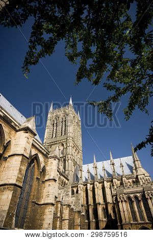 A View Of Lincoln Cathedral, Lincoln, Lincolnshire, United Kingdom - August 2009