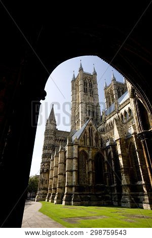 A View Of Lincoln Cathedral From The South Porch, Lincoln, Lincolnshire, United Kingdom - August 200