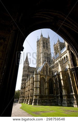 A View Of Lincoln Cathedral From The South Porch, Lincoln, Lincolnshire, United Kingdom - August 200