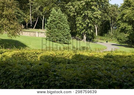 View Of The Arboretum In The East End Of Lincoln, Lincolnshire, Uk - August 2009