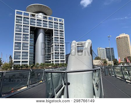 Tel Aviv, Israel - April 21,  2019: Building Of The General Staff Of The Israel Defense Forces  With