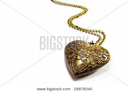 Cuore in ottone