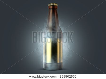 Beer Bottle With Condensation