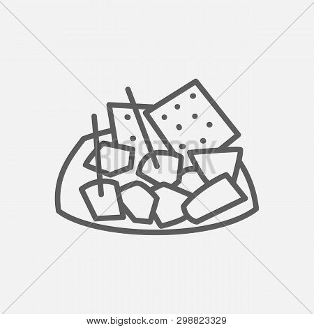 South Dakota Icon Line Symbol. Isolated  Illustration Of  Icon Sign Concept For Your Web Site Mobile