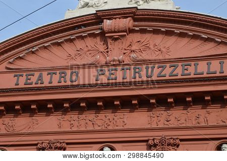 Bari, Italy 10.01.2015: The Petruzzelli Theatre Is The Largest Theater In The City Of Bari And One O