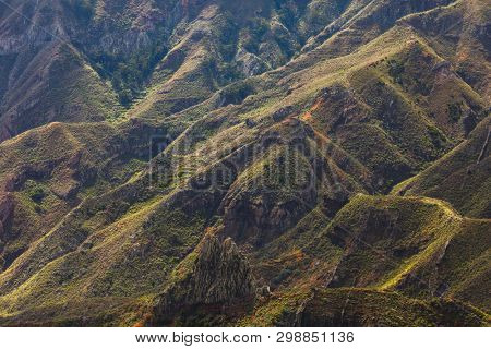 mountains in Anaga rural park, Tenerife