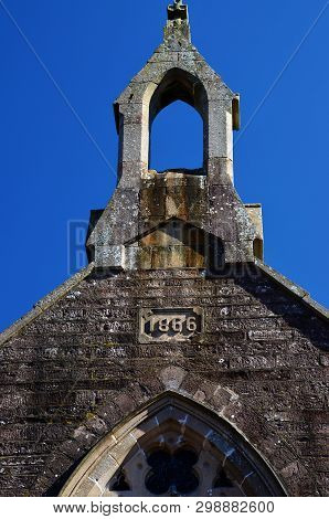 An External View Of The Architectural Detail On A Church Building In The Perthshire Town Of Comrie