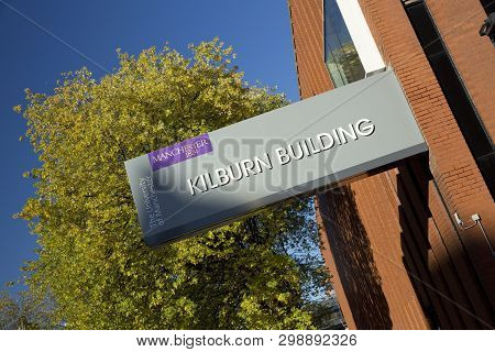 Manchester, Greater Manchester, Uk, October 2013, A View Of The Kilburn Building At The University O