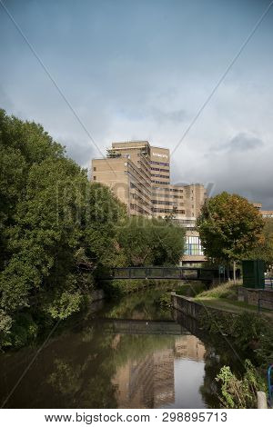 Huddersfield, West Yorkshire, Uk, October 2013, Schwann Building At The University Of Huddersfield