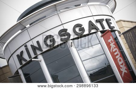 Huddersfield, West Yorkshire, Uk, October 2013, A View Of Kingsgate Shopping Centre